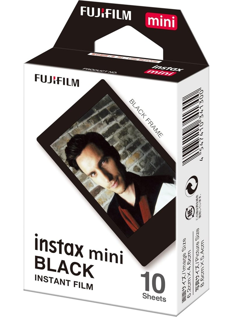 Instax EVO Black Instant Camera Bundle with Black Case, 32GB SD Card & Instax Mini Black Film – 10 Sheets - Image 3